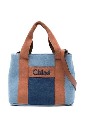 borsa in cotone blu CHLOE' KIDS | C20355Z10